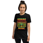 Retro Rasta Boombox Unisex T-Shirt