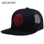 Embroidered Lion Trucker Hat