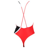 One Piece Caribbean Flag  Thong Swimsuit