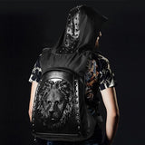 3D Lion Backpack  with Hood