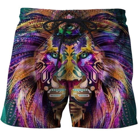 Tribal Lion Shorts