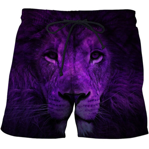 Purple Lion Shorts