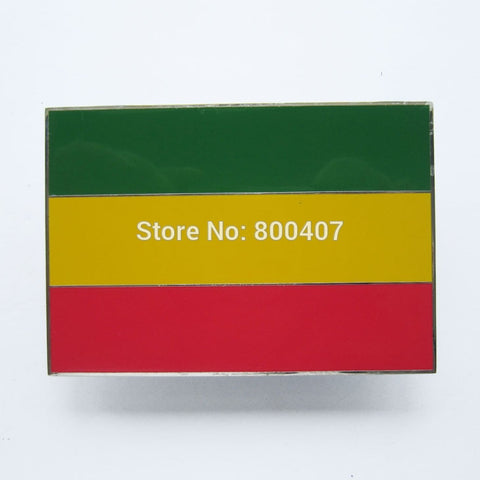 Ethiopian Flag Belt Buckle