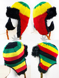 Rasta Winter Beanie Hat