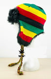 Rasta Winter Beanie Hat