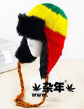 Rasta Winter Beanie Hat